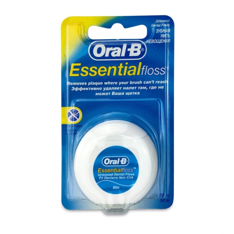Oral B Essential Unwaxed Dental Floss